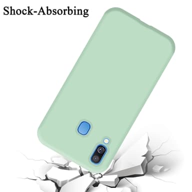 Samsung Galaxy A40 Skal Fodral Case (Grön)