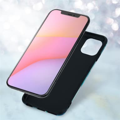 iPhone 12 / 12 PRO Plånboksfodral Skal (Blå)