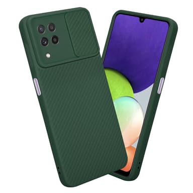 Skal Samsung Galaxy A22 4G Fodral Case (Grön)