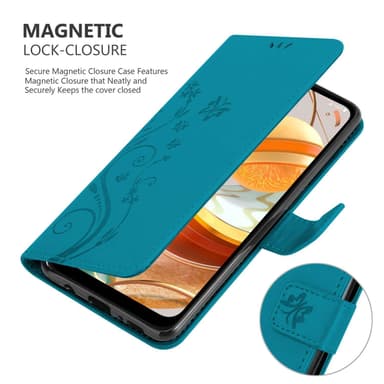 LG K61 Plånboksfodral Skal (Blå)