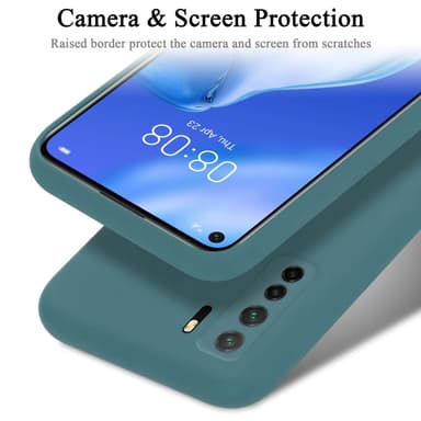 Huawei P40 LITE 5G / NOVA 7 SE Skal Fodral Case (Grön)