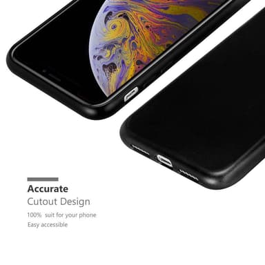 Skal iPhone XS MAX Fodral Case (Svart)