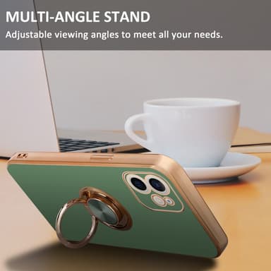 iPhone 12 MINI Skal Fodral Case (Grön)