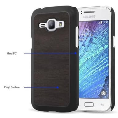 Samsung Galaxy J1 2015 Skal Fodral Case (Svart)