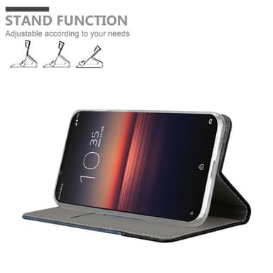 Sony Xperia 1 II Plånboksfodral Skal (Blå)