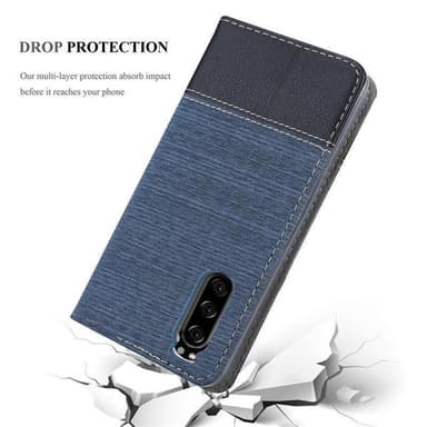 Sony Xperia 1 II Plånboksfodral Skal (Blå)