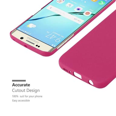 Samsung Galaxy S6 EDGE Skal Fodral Case (Rosa)