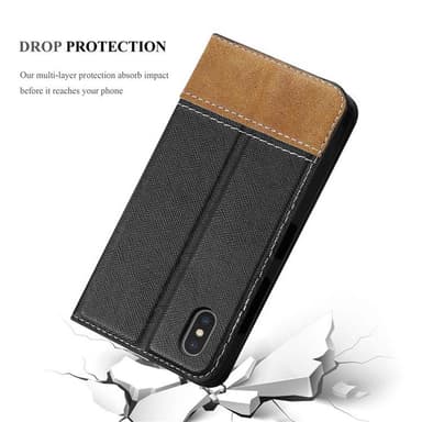 iPhone XS MAX Skal Fodral Case (Svart)