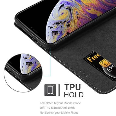 iPhone XS MAX Skal Fodral Case (Svart)