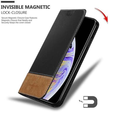 iPhone XS MAX Skal Fodral Case (Svart)