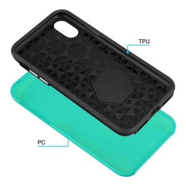 iPhone X / XS Skal Fodral Case (Turkos)
