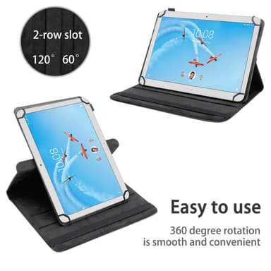 Lenovo Tab P10 (10.1 tum) Skal Fodral Case (Svart)
