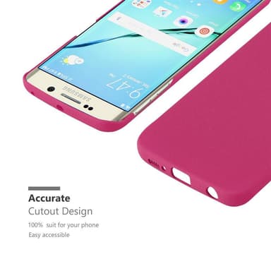 Samsung Galaxy S6 EDGE Skal Fodral Case (Rosa)