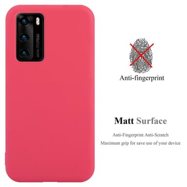 Skal Huawei P40 Fodral Case (Röd)