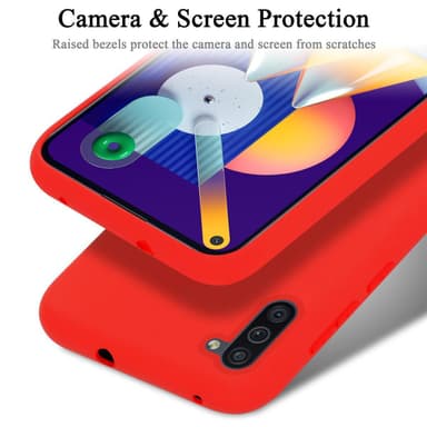 Samsung Galaxy A11 / M11 Skal Fodral Case (Röd)