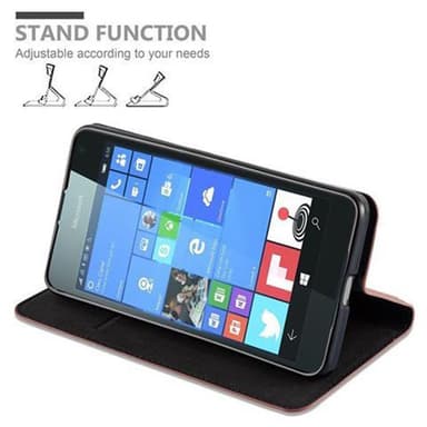 Nokia Lumia 650 Skal Fodral Case (Brun)