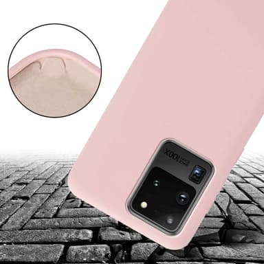 Samsung Galaxy S20 ULTRA Skal Fodral Kedja (Rosa)