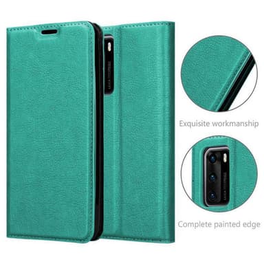 Huawei P40 Skal Fodral Case (Turkos)
