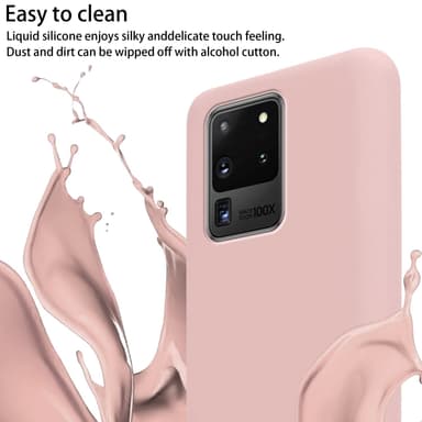 Samsung Galaxy S20 ULTRA Skal Fodral Kedja (Rosa)