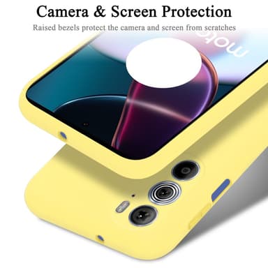 Motorola EDGE 30 PRO / EDGE+ Skal Fodral Case (Gul)