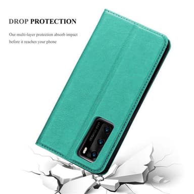 Huawei P40 Skal Fodral Case (Turkos)