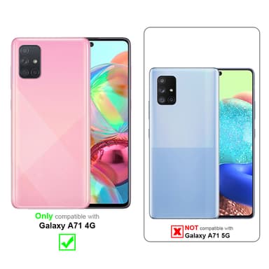 Samsung Galaxy A71 4G Skal Fodral Kedja (Röd)