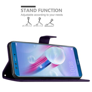Honor 9X LITE Plånboksfodral Skal (Lila)