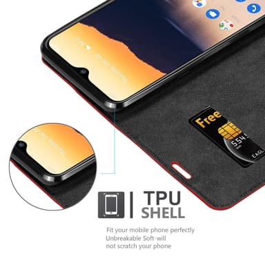 Nokia 2.3 Skal Fodral Case (Röd)