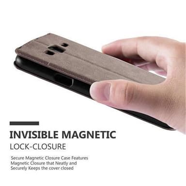Samsung Galaxy J5 2015 Skal Fodral Case (Brun)