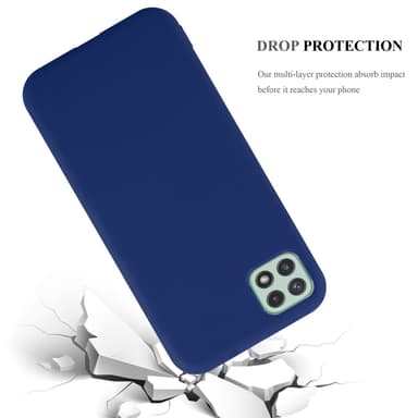 Skal Samsung Galaxy A22 5G Fodral Case (Blå)