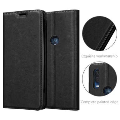 Motorola ONE VISION Skal Fodral Case (Svart)