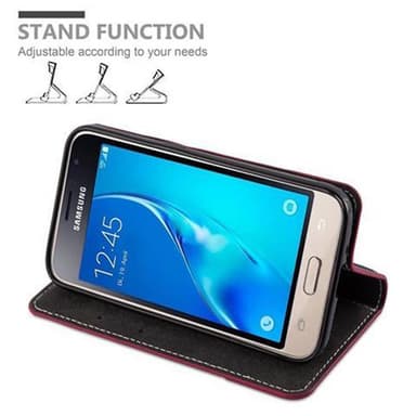 Samsung Galaxy J1 2016 Skal Fodral Case (Röd)