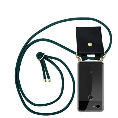 Google PIXEL 3A Skal Fodral Kedja (Grön)