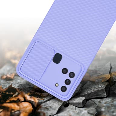 Skal Samsung Galaxy A21s Fodral Case (Lila)