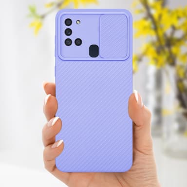 Skal Samsung Galaxy A21s Fodral Case (Lila)
