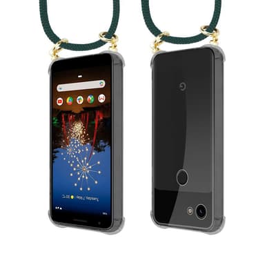 Google PIXEL 3A Skal Fodral Kedja (Grön)