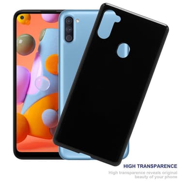 Samsung Galaxy A11 / M11 Skal Fodral Case (Svart)