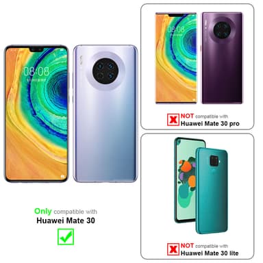 Huawei MATE 30 Plånboksfodral Skal (Blå)