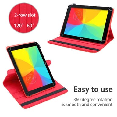 LG G Pad 2 (10.1 tum) Skal Fodral Case (Röd)