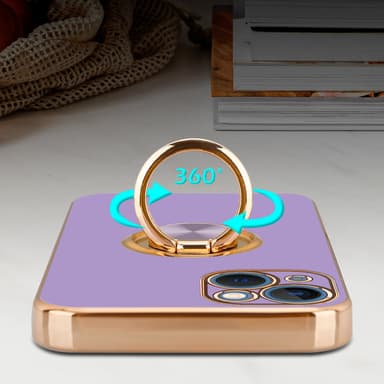 iPhone 14 Skal Fodral Case (Lila)