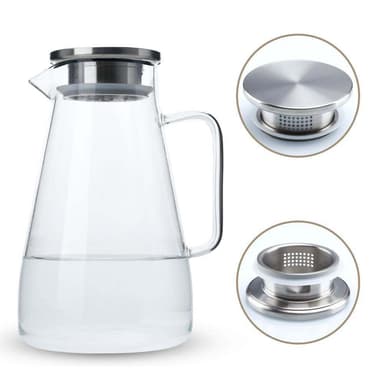 Karaff Tekanna Kaffekanna 1.8 L (Genomskinlig)