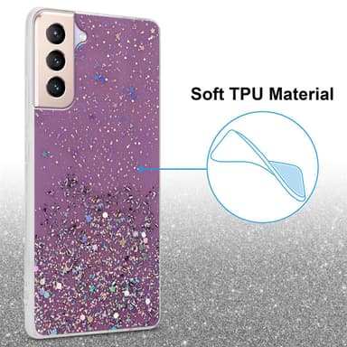 Samsung Galaxy S21 PLUS Skal Fodral Case (Lila)