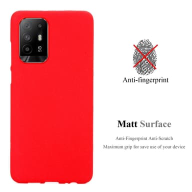 Skal Oppo A94 5G Fodral Case (Röd)