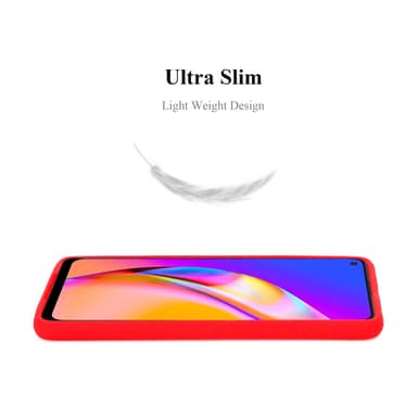 Skal Oppo A94 5G Fodral Case (Röd)