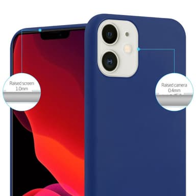 Skal iPhone 12 MINI Fodral Case (Blå)