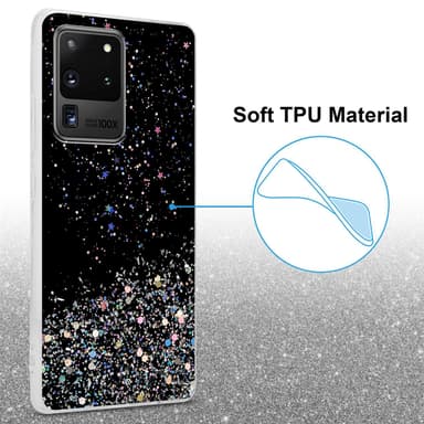Samsung Galaxy S20 ULTRA Skal Fodral Case (Svart)