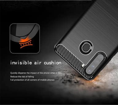 Samsung Galaxy A21 Skal Fodral Case (Svart)