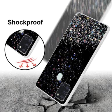 Samsung Galaxy A21s Skal Fodral Case (Svart)