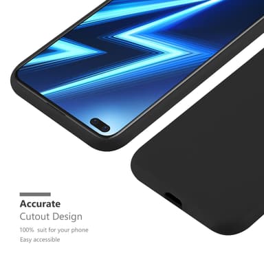 Skal Realme 6 PRO Fodral Case (Svart)