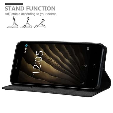 BQ Aquaris U / U LITE Skal Fodral Case (Svart)